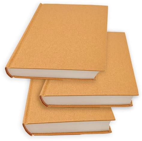 Skizzenbuch, 14 x 21 cm, 3 Stück, 360 Blatt (100 g/m²), gebundenes Skizzenbuch, je 120 Blatt, säurefreies Zeichenpapier, ideal für Kinder und Erwachsene, Krafteinband