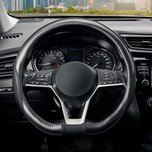 lenkradbezug für Mercedes-Benz GLC SUV (X254) 2022-, lenkradbezug Leder,Auto lenkradbezug,Anti-rutsch Atmungsaktives Lenkradbezug,Atmungsaktiv Auto Lenkrad Schutzhülle