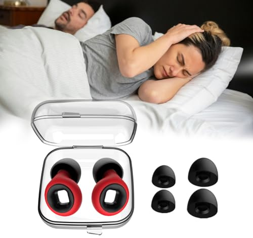 Minasa SleepFocus Ohrstöpsel für tiefen & erholsamen Schlaf für Damen und Herren – Komfortable Lärmschutz Ohrstöpsel Schnarchen blockieren, für besseren Schlaf und Reisen Bequemes Silikonmaterial