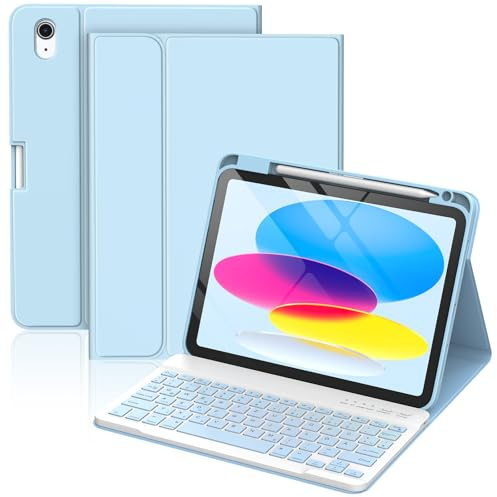 CC Store Hülle mit Tastatur für iPad A16 11/10.Gen (11 2025/10.9 2022)