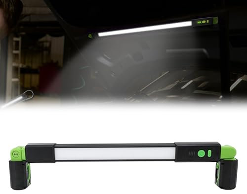 Luz de Inspección LED, LáMpara de Trabajo LED Recargable con ImáN Y Gancho, Luz de Trabajo ExtraíBle Para El Compartimento Del Motor Para Capó, Taller