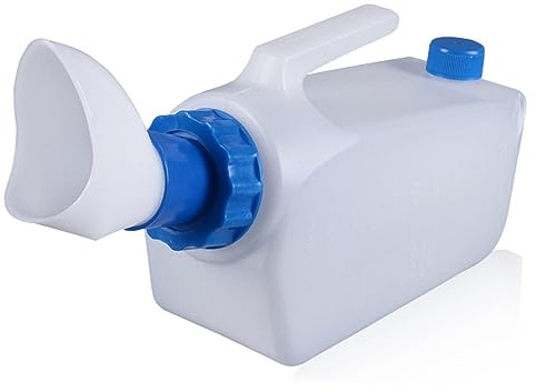 VALICLUD Universalurinal Mit Fassungsvolumen Urinaltrichter Für Männer Und Frauen Auslaufsicherer Urinauffangbehälter Für Camping Wandern Und Reisen Leicht Zu Reinigen Und Wiederverwendbar