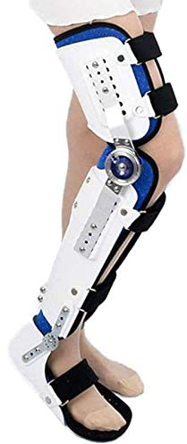 FFTDCYHT Knee Abduction Splint, Hip Knee Ankle Foot Orthosis, Adjustable Knee Ankle Foot Orthosis Brace, Foot Ankle Orthosis, Foot Protector, Post-Operative Leg Fracture, Legs Joint Fixator