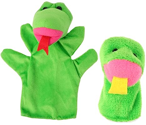 BESPORTBLE 2stücke Schlangen Handpuppe Eltern Kind Interaktionsspielzeug Kreatives Lernspielzeug Schlangenförmige Fingerpuppe Kinderspielzeug Für Kinder Entwicklung