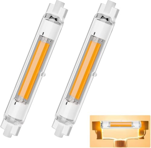 MJGFD R7S LED 118mm Dimmbar 30W Ersatz für 300W Halogenlampe,Warmweiß 3000K
