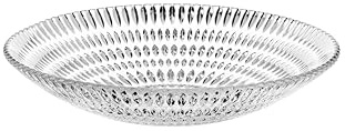 Nachtmann Salatschale Ethno, Große Glasschale für Salate und Obst, Skandinavisches Design, Ø 25 cm, 106615 | Große Glasschale für Salate und Obst, Skandinavisches Design
