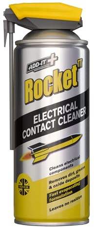 Rocket TT Electrical Contact Cleaner 400ml – Fast-Drying, Residue-Free Cleaner for Ignition, Automotive, Industrial & Household Electronics