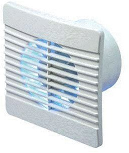 Manrose FLAT100T Extractor fan with Timer (for 4/100mm duct)