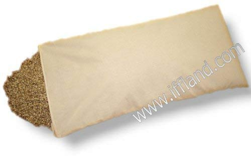 Bio Coussin de Millet Avec Fermeture Éclair - Épeautre Coussin Orthographié Oreiller Avec Bio Épeautre Rempli Divers Dimensions à Partir De - 70 X 75 Cm