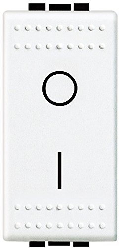 BTicino Interruttore bipolare serie Lining Light bianco 2P 16A