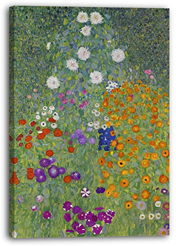 Printed Paintings Leinwand (80x120cm): Gustav Klimt - Bauerngarten (1907)