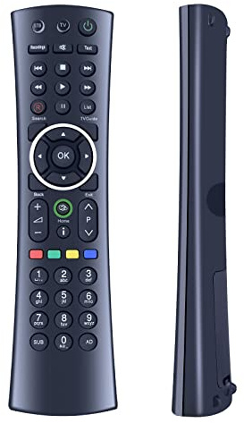 GOUYESHO Télécommande de Rechange RM-I08UM Compatible avec Humax FreeSat+ TV HDD Recorders RM-108UM RM108UM RMI08UM HB-1000S HDR-1000S HB-1100S HDR-1100S