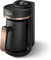 Philips Series 5000 Turkish Coffee Maker - Slow Brew Function, 4-Cup Capacity, Overheat & Overflow Protection, Ready Indicator, Easy Touch Buttons (HDA150/62), Black/Copper