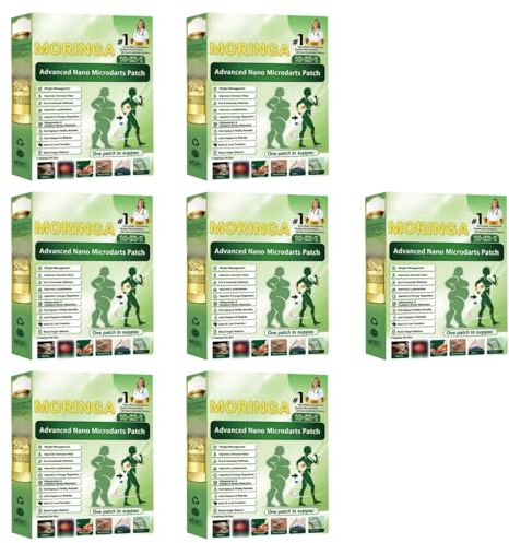 Moringa Nano Micro Needles Patch | Multifunktionell vård, vikthantering, glykemisk balans, ledstöd och cirkulation