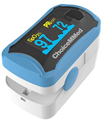 ChoiceMMed Fingertip Pulse Oximeter MD300 C29 OLED Colour Display - Adults and Children