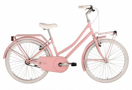 Alpina Bike Mädchen Olandesina Hollandesina Fahrrad, Rosa Barbie, 24 Zoll