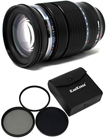 KamKorda Lens Filter Kit 72mm + Olympus M.Zuiko Digital ED 12-100mm f/4.0 IS PRO, Micro Four Thirds System, ZERO Coating and Z Coating Nano, MSC AF System, Manual Focus Clutch + 2 Year Warranty
