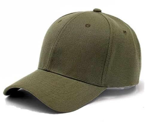 Gadgets Mafia Casquette de baseball unie pour homme et femme - Chapeau de soleil d'été réglable beige noir rose blanc bleu marine rouge jaune bleu fuchsia vert orange-gris-violet, vert olive, Taille