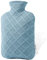 FORICOM Hot Water Bottle, 2L, 6-Hour Heat Retention, PVC Heating Pad, Easy to Use, Hot Bag for Cramps, Pain Relief for Women, Sky Blue
