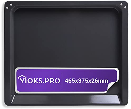 Viоks.pro Backblech 465x375 x26mm Ersatz für Backblech Bosch 00574910 & Neff Z1342X0 Backblеch Bosch Backofen Blech, Siеmens Backblеch für Bоsch Backofen