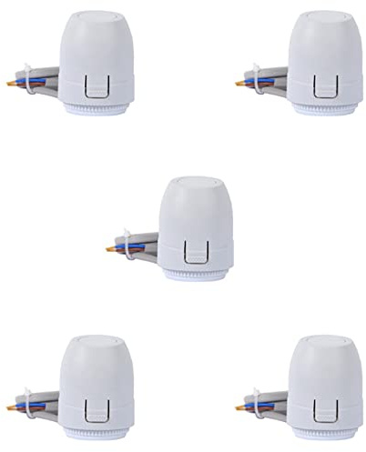KLKNE 5X Valvola di Riscaldamento A Pavimento NC AC 230V Collettore Attuatore Termico Elettrico per Termostato di Riscaldamento A Pavimento