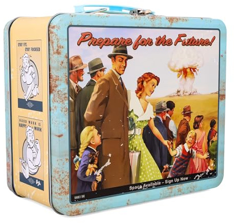 Fallout Vault-Tec Prepare For The Future Retro Metal Lunchbox