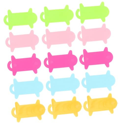 FONDOTIN 50pezzi Bobine di Plastica Colorate per Filati Strumenti per Uncinetto e Maglieria Organizzatori per Filo e Avvolgimento per Progetti di Fai da Te e Cucito