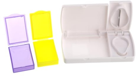NIYANGLE Tragbare Pillendose Mit Verschlussfunktion Tablettenetui Aus Robustem Material Kompakte Pillenbox Für Unterwegs Sicher Und Hygienisch Für Täglichen Gebrauch
