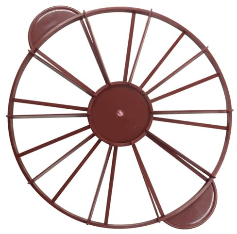 Aoserge Cake Portion Marker - 10/12 Slice Divider for Perfectly Even Cake Cutting, Coffee-Colored Polypropylene Cake Slicer with Double-Sided Markings for Easy Pressing, Baking & Pastry Decorating