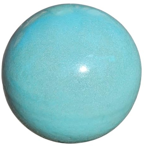 Teramico Dekorativ kula, trädgårdskula glaserad – blå, grön, antracit, turkos, Aqua- mycket hög kvalitet, frostbeständig och väderbeständig stengods (Celadon, 28 cm)
