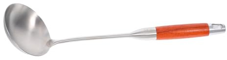 BIUDECO Cuchara De Cocina De Acero Inoxidable Herramienta Para De Acero Inoxidable Cucharón Para Sopa Cuchara De Cocina Grande