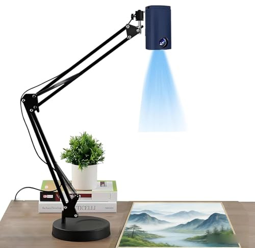 Mkasbn Proiettore per ricalco Artistico - Connettività Wireless e USB per proiezione su Desktop/Parete, Strumento di Disegno Portatile per artisti, Adulti e Bambini