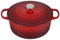 Le Creuset Colección Signature Hierro Fundido Cacerola Redonda, Rojo (Cereza), 28 cm