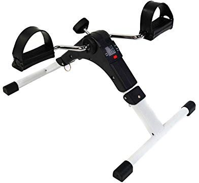 MAXOfit Pedaltrainer MF-9, Bewegungstrainer klappbar mit Zählwerk, geeignet für für Arme, Schultern und Beine