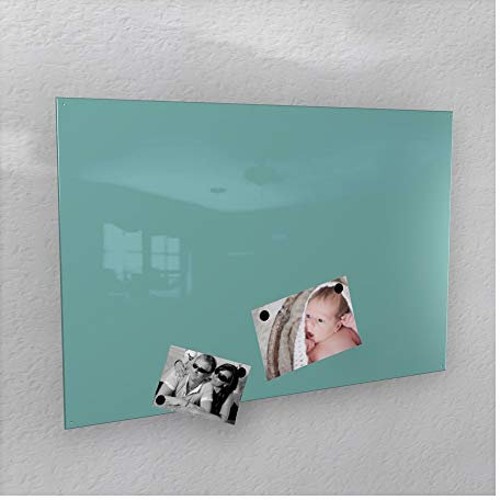 Colours-Manufaktur Magnetwand - türkis licht-grün glänzend * RAL 6027 * Hochglanz - 4 Verschiedene Größen - 40 x 60 cm ; 50 x 80 cm ; 60 x 90 cm ; 50 x 110 cm - (40 x 60 cm)