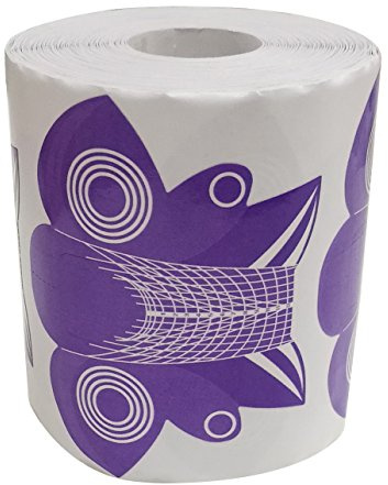 Crisnails® 300 Moldes de Mariposa Autoadhesivos para Manicura,