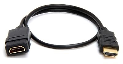 Cavo di prolunga per TV HDMI da 1 metro maschio a femmina per cavo di prolunga per cromo cast/Amazon Fire Stick/Media Dongle