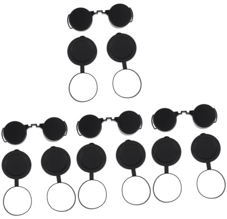 OSALADI 12pcs Objective Lens Cover Rubber Eyepiece Protector for Binoculars Monoculars Telescopes