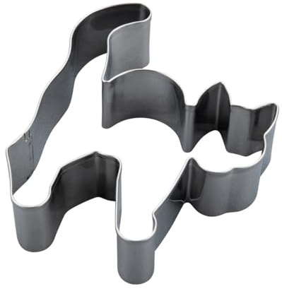 Zenker Cortador de galletas de gato con joroba – perfecto cortador de galletas de acero inoxidable para galletas de Halloween, apto para lavavajillas, ideal para hornear en Halloween