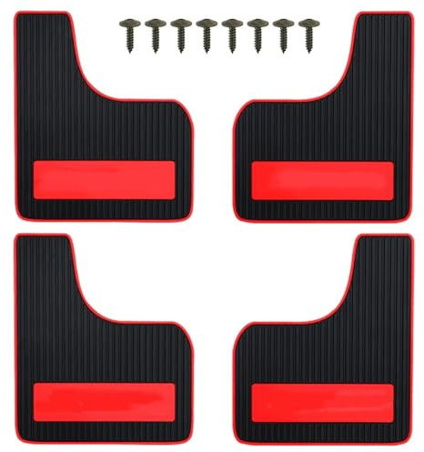 Paraspruzzi Auto Universale Rally Paraspruzzi Paraspruzzi Parafanghi Paraspruzzi Viti Auto Auto SUV Accessori Gomma Sport Anteriore Posteriore 4mm Set Parafanghi Anteriori E Posteriori