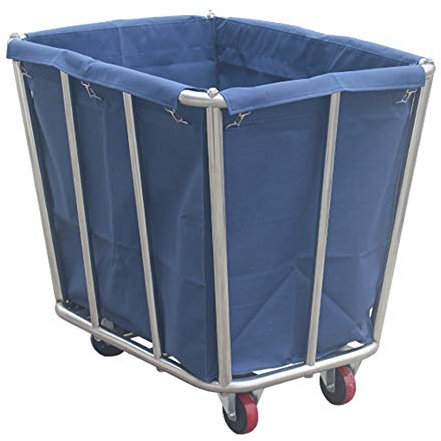 TVSKWMRQ Allzweckwagen, Organizer, Servicewagen, Wäschekorb, Sortierwagen mit Rollen, robuster mobiler Reinigungswagen mit abnehmbaren Taschen, Tragkraft 150 kg