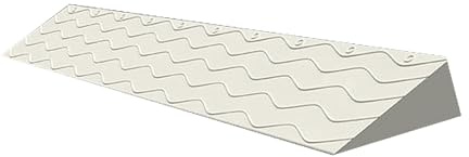WRYsqbhjyb Auffahrrampe, Rampe Rollstuhl für zu Hause, 200 Pfund Tragkraft, Türschwellenrampe für Türen, Bordsteine, Kehrmaschinen, Elektroroller, Badezimmer(Beige,8.5cm/3.3in)