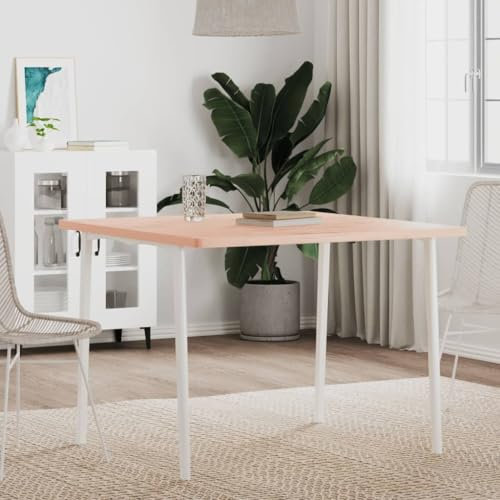 Homgoday Tischplatte, Couchtischplatte, Couchtischplatte, Tischplatte 90 x 90 x 2,5 cm, quadratisch, aus massivem Buchenholz