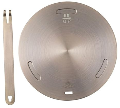 COLLBATH Piastra Diffusore Calore per Induzione Piastra Adattatrice per Fornelli A Induzione Diffusore di Calore in Metallo Accessori da Cucina