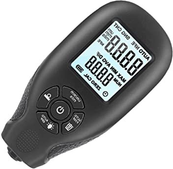 MUSISALY Robustes Abs-beschichtungsdickenmessgerät Autolackmessgerät Mini Digital Dickenmessgerät Automessgerät