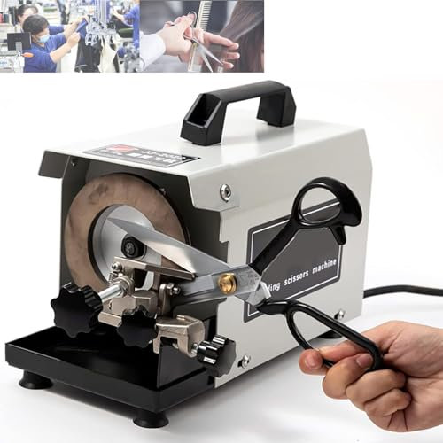 LHQYA Afiladora De Cuchillos Multifuncional De 220 W, Afilador De Tijeras Profesional, Velocidad De Rotación: 2800 RPM/Ancho Máximo De Afilado: 50 Mm/Afilado Rápido, para Esmerilado, Reparación