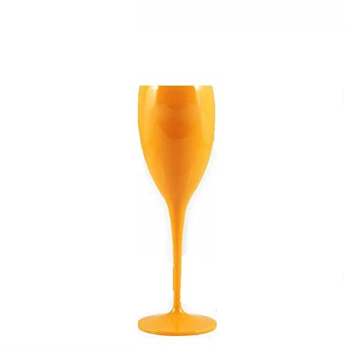 KXQYIKYI Bicchieri Wine Party Bicchiere da champagne Flute Calice Coppe arancioni Coppa da champagne arancione, calice Bicchiere da champagne, calice