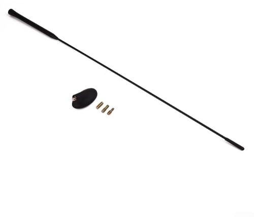 Dachantennenmast und Basis-Set, 54 cm, Ersatz für Ford Focus 2007 Modelljahr, schwarze Antenne mit Schrauben für den Außenbereich