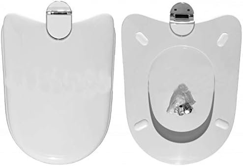 Copriwater Ideal Standard DIAGONAL BIANCO EURO Cerniera Cromo-Sedile-Asse Wc