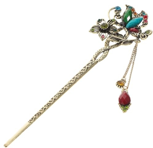 Lurrose Broche à cheveux en strass pour femme fille